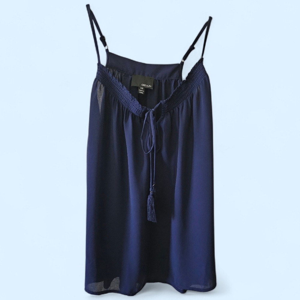 Greylin Deep Blue Tank/Blouse XS